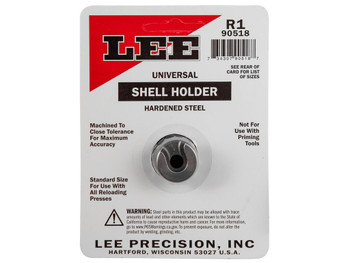 Lee Precision 90518 Shell Holder Universal #1R 38 Short & Long Colt / 38 Special / 357 Mag