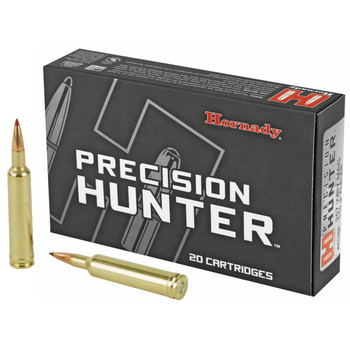 Hornady Precision Hunter Hyper Velocity Centerfire Ammunition, 257 Weatherby Mag, ELD-X, 110 Grain - 20 Cartridge Box ( 20 / 1 )