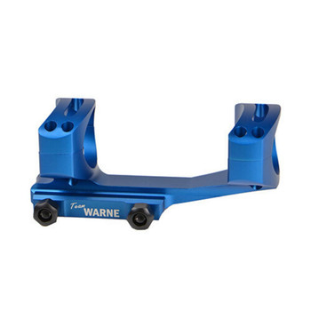 WARNE XSKEL30BU Gen 2, Extended Skeletonized 30mm MSR Mount, 6061 T6 Aluminum, Steel Threaded Inserts, Blue