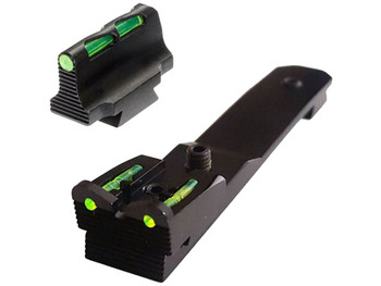 HiViz HHVS570 LiteWave Front/Rear Green/Red/White for Rifle Henry H009CC, H010, AW, WL, H012CR, M, MR