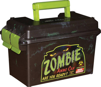 AMMO CAN 50 CALIBER BLACK/ZOMBIE GRN UPC: 026057362397