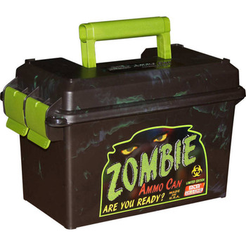 AMMO CAN 50 CALIBER BLACK/ZOMBIE GRN UPC: 026057362397