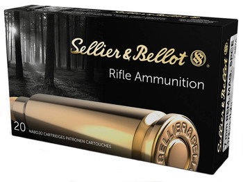Sellier & Bellot Rifle Hyper Velocity Centerfire Ammunition, 7mm Rem Mag, Soft Point Cut Through Edge, 173 Grain - 20 Cartridge Box ( 20 / 1 )