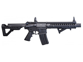 Crosman DSBR DPMS SBR Air Rifle CO2 177 25rd Shot Black Black Receiver Black 6 Position Stock