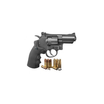 Crosman SNR357 SNR357 Air Pistol CO2 177 6rd BB Black Rubber Grips UPC: 028478148666