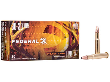 Federal F3030FS2 Fusion 30-30Win 170gr Bonded Soft Point 20 Per Box/10 Case