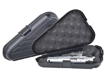 Plano 142300 Protector Pistol Case Large Black Polymer Holds Handgun