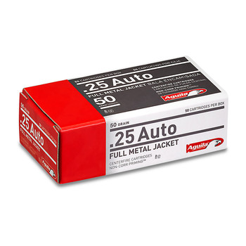 AGUILA 25AUTO FMJ 50GR 50BX UPC: 640420003016