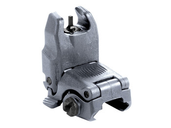 Magpul MAG247-GRY MBUS Sight Front Stealth Gray Polymer, Spring-Loaded Flip Up for AR15/ M16