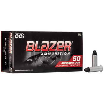 CCI Blazer Subsonic Centerfire Ammunition, 38 Special, Lead Round Nose, 158 Grain - 50 Cartridge Box ( 50 / 1 )