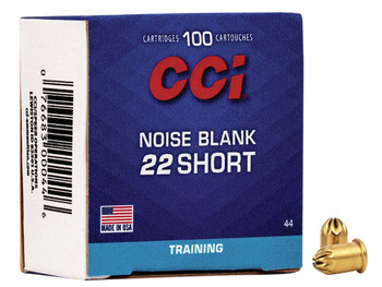 CCI 0044 Noise Blanks 22Short 100 Per Box/50 Case