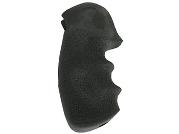 Hogue 25000 Monogrip Finger Grooves Black Rubber Fits S&W N Frame with Round Butt