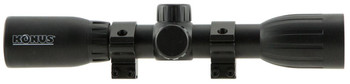 Konus 7350 KonusFire  Matte Black 4x32mm 1 Tube 3030 Reticle Includes Mounting Rings UPC: 698156073506