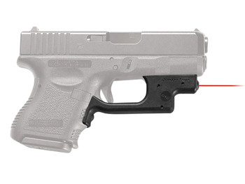 Crimson Trace 0123401 Laserguard Compatible w/Glock Compact & Sumcompact, Red Laser Black Polymer