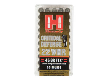 Hornady 83200 Critical Defense 22 WMR 45 gr Flex Tip eXpanding 50 Per Box/ 40 Case