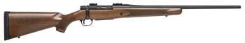 Mossberg 28026 Patriot  6.5 Creedmoor 51 22 Fluted Barrel wRecessed Match Crown Matte Blued Metal Finish SpiralFluted Bolt Walnut Stock Drop Box Magazine Adjustable LBA Trigger UPC: 015813280266