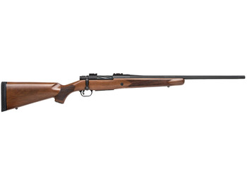 Mossberg 28026 Patriot Full Size 6.5 Creedmoor 5+1 22" Matte Blued Fluted Barrel, Drilled & Tapped Matte Blued Stainless Steel Receiver, Fixed Walnut Stock, Right Hand