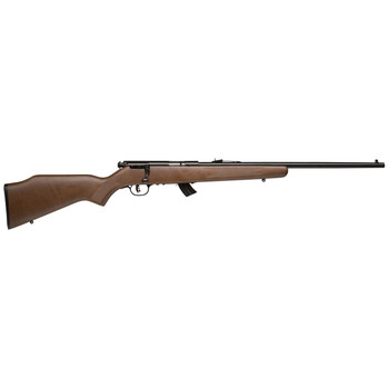 Savage Arms 20700 Mark II G 22 LR Caliber with 101 Capacity 21 Barrel Matte Blued Metal Finish Satin Hardwood Stock  AccuTrigger Right Hand Full Size UPC: 062654207006