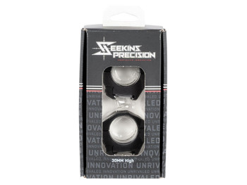 Seekins Precision 0010620012 Scope Rings Matte Black 30mm High