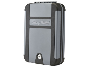 SnapSafe 75212 TrekLite Lock Box XL Key Entry Gray Polycarbonate Holds 1 Handgun