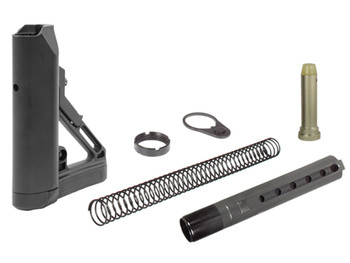 UTG Pro RBUS1BM Mil-Spec OPS Ready S1 Stock Kit Black Synthetic 6 Position for AR-15, M16