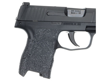 Talon Grips 001R Adhesive Grip Textured Black Rubber for Sig Compact P320, P250, M17, M18 with Medium Grip Module