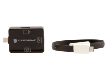 Stealth Cam STCSDCRIOS Memory Card Reader View Photos/Videos Black Compatible w/ iOS