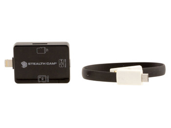Stealth Cam STCSDCRIOS Memory Card Reader View Photos/Videos Black Compatible w/ iOS