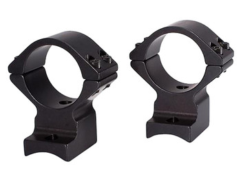 Talley 94X725 Scope Mount/Ring Combo Extended Black Anodized 1" Tube Savage Round Receiver with AccuTrigger (110 Series/A17/A22) Medium Rings