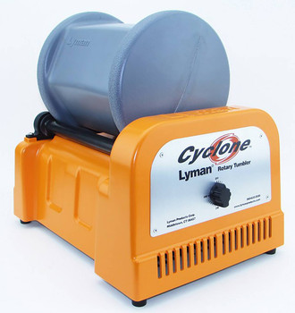 Lyman 7631550 Cyclone Rotary Tumbler OrangeBlue MultiCaliber 1000 Cases 10 lbs UPC: 011516515506