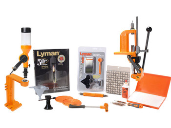 Lyman 7810360 Brass Smith Victory Press Reloading Kit 1 Hole Cast Iron