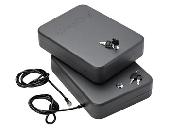 SnapSafe 75221 Lock Box 2XL Key Entry Black Steel 11.50" L x 8.50" W x 2.50" D 2pk