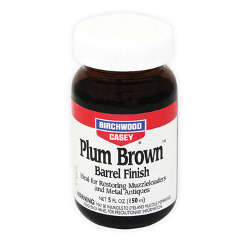 Birchwood Casey 14130 Plum Brown Barrel Finish 5 oz. Bottle UPC: 029057141306