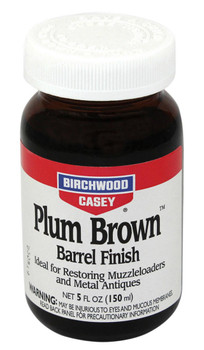 Birchwood Casey 14130 Plum Brown Barrel Finish 5 oz. Bottle UPC: 029057141306