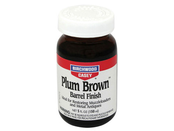 Birchwood Casey 14130 Plum Brown Barrel Finish 5 oz. Bottle