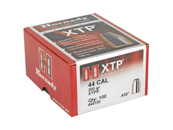 Hornady 44100 XTP 44 Cal .430 200 gr Hollow Point 100 Per Box/ 15 Case