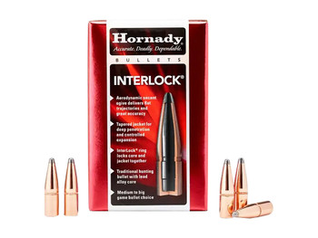 Hornady 3235 InterLock 8mm .323 170 gr Round Nose 100 Per Box/ 15 Case