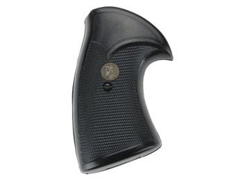 Pachmayr 03140 Presentation Grip Checkered Black Rubber for Ruger RedHawk