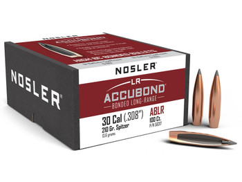 Nosler 58317 AccuBond Long Range 30Cal 210gr Spitzer Point 100/Box