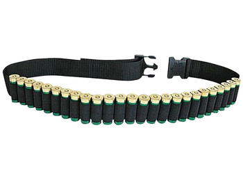 Allen 211 Shotgun Shell Belt Black Cordura 25rd Shotgun Waist Mount