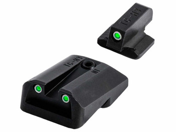 TruGlo TGTG231N3 Tritium Black | Green Tritium Front Sight Green Tritium Rear Sight