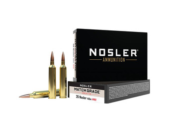 Nosler 51288 Match Grade 26Nosler 140gr Custom Competition Hollow Point Boat Tail 20 Per Box/10 Case