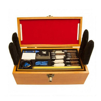 CASE OF 4 GM WOODEN CLNSTATION 50PC CLEANING KIT UPC: 761903382876