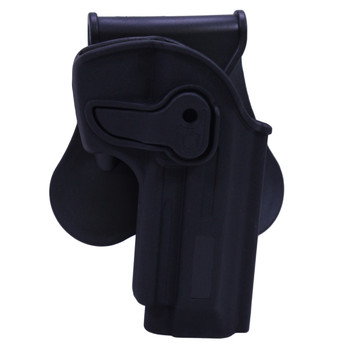 Bulldog RR92F Rapid Release  OWB Black Polymer Paddle Fits Beretta 92 Fits Taurus PT92 Right Hand UPC: 672352011296