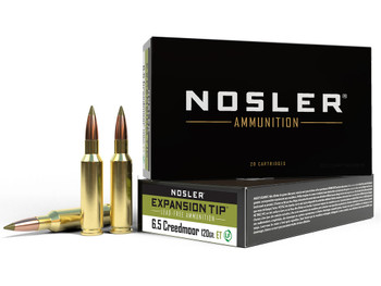Nosler 40398 E-Tip 6.5Creedmoor 120gr E Tip Lead Free 20 Per Box/10 Case