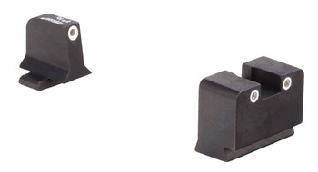 Trijicon 600921 SuppressorOptic Height Sights Springfield XD XDM XDS  Black  Green Tritium White Outline Front Sight Green Tritium White Outline Rear Sight UPC: 719307213456