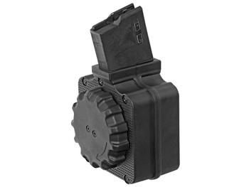 ProMag DRMA1 Standard 50rd Drum 308 Win/7.62x51mm NATO Fits AR-10 Black DuPont Zytel Polymer