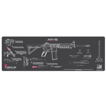 AR-15 INSTRUCTIONAL GRAY/PINK UPC: 680220901396