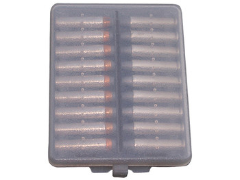 MTM Case-Gard W18941 Ammo Wallet Handgun 380 ACP/9mm Luger 18rd Clear Smoke Polymer