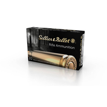 Sellier & Bellot Rifle Hyper Velocity Centerfire Ammunition, 8mm Rimmed Mauser, Soft Point, 196 Grain - 20 Cartridge Box ( 20 / 1 )